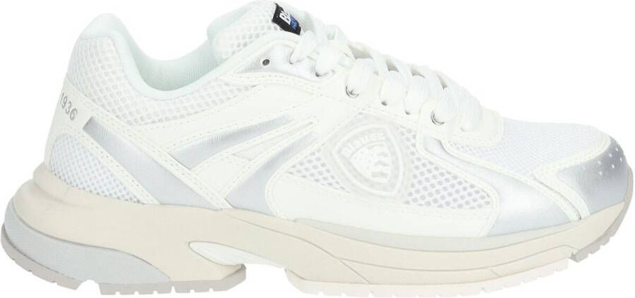 Blauer Lage Sneakers Sneaker