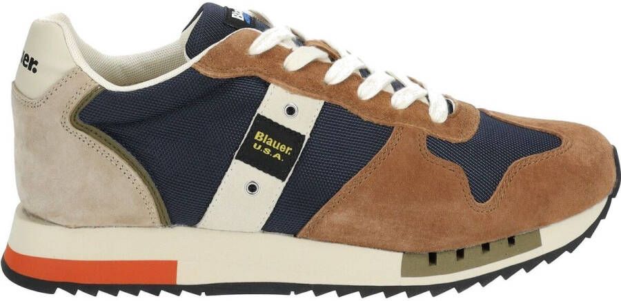 Blauer Lage Sneakers Sneaker