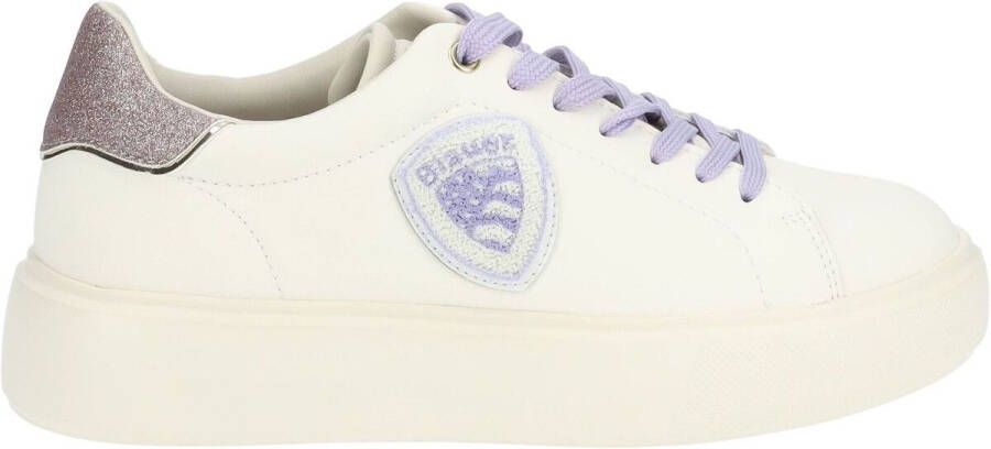 Blauer Lage Sneakers Sneaker