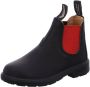 Blundstone Kinder Stiefel Boots #581 Leather Elastic (Kids) Black Red-K13UK - Thumbnail 3