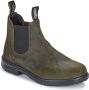 Blundstone 2496 kids boots waxed olive Groen - Thumbnail 3