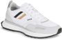 Hugo Boss Sportieve Stijl Witte Sneakers met Merks Kenmerkende Gestreepte Tape White Heren - Thumbnail 3