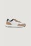 Hugo Boss Blauwe Sneakers met Eva Rubberen Zool Beige Heren - Thumbnail 2