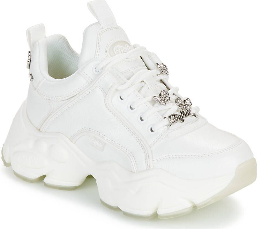 Buffalo Sneakers BINARY ICE 3.0 vrijetijdsschoen chunky sneaker veterschoen met sieraandelen