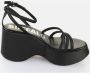 Buffalo Pumps & high heels Joy Mss Sandal in zwart - Thumbnail 1