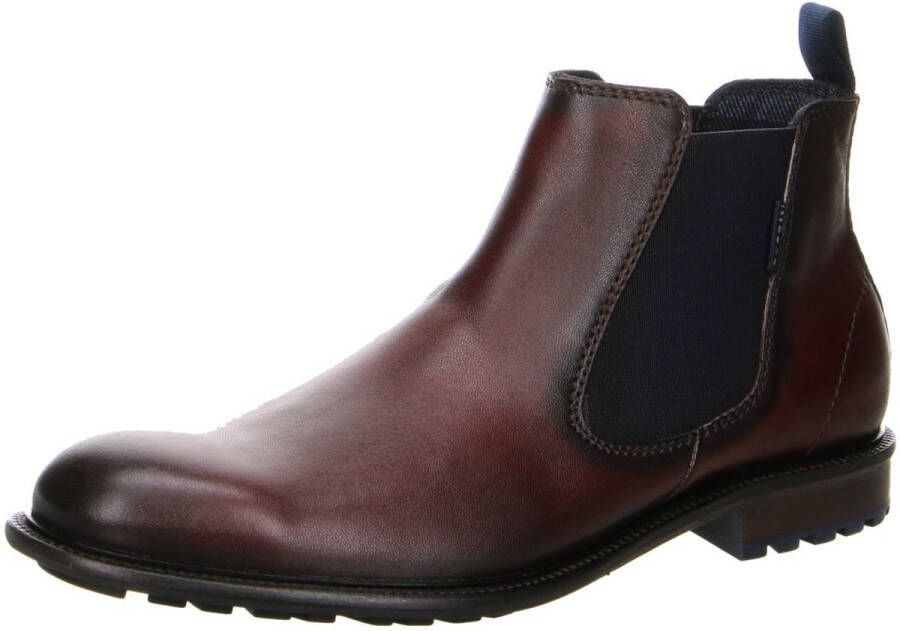 Bugatti Chelsea boots van leer met treklus model 'Bonifacio'