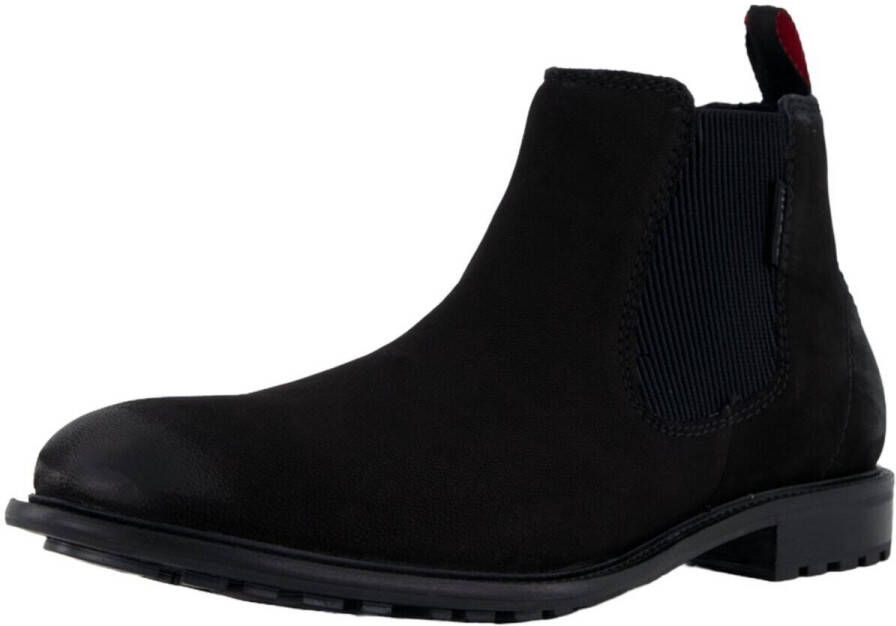 Bugatti Chelsea boots van leer met treklus model 'Bonifacio'