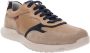 Callaghan Leren Heren Sneakers Comfort Stijl Beige Heren - Thumbnail 2