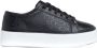 Calvin Klein Zwarte Lace-Up Flatform Sneakers Black Dames - Thumbnail 2