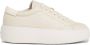 Calvin Klein Beige Lace-Up Flatform Sneakers Beige Dames - Thumbnail 2