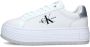 Calvin Klein Plateausneakers BOLD PLATF LOW LACE LTH ML MTL met zijlogo vrijetijdsschoen lage schoen veterschoen - Thumbnail 2