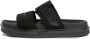 Calvin Klein Jeans Zwarte Dubbele Bar Platte Sandaal Black - Thumbnail 2