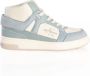 Calvin Klein Hoge leren sneakers Wit Green Dames - Thumbnail 2