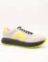 Camper Athens Sneakers Grijs Geel Naadloze Technologie Multicolor Heren - Thumbnail 2