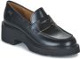 Camper Stedelijke Chunky Leren Loafers Black Dames - Thumbnail 2