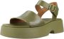 Camper Tasha Sandalen Damen Medium Groen - Thumbnail 3