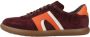 Camper Bordeaux Sneakers met Oranje en Witte Details Red Dames - Thumbnail 6