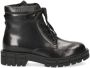 Caprice Zwarte Leren Veterschoenen Black Dames - Thumbnail 2