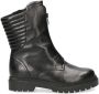 Caprice Casual Leather Booties Zwart Dames - Thumbnail 2