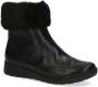 Caprice Zwarte Nappa Gesloten Booties Black Dames - Thumbnail 2