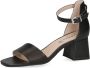 Caprice Elegante Zwarte Open Platte Sandalen Black Dames - Thumbnail 10