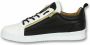 Cash Money Heren Schoenen Heren Sneaker Bee Black White Gold CMS97 Wit Zwart Maten: - Thumbnail 2