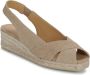 Castañer Espadrilles met 5 cm sleehak. Beige Dames - Thumbnail 2