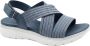 Cinzia Soft Comfortabele en veelzijdige sandalen Blue Dames - Thumbnail 2