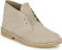 Clarks DESERT BT EVO Heren sneakersHeren veterschoenVrije tijd half-hoog Wit beige - Thumbnail 4