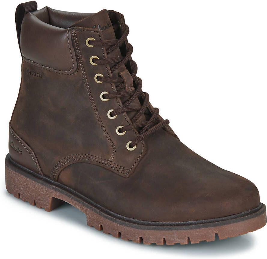 Clarks Heren RossdaleHiGTX G 4 dark brown lea