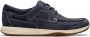 Clarks Nautische Veterschoen Blauw Blue Heren - Thumbnail 3