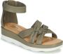 Clarks Olijf Sandalen Clara Rae Stijl Green Dames - Thumbnail 2