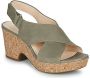 Clarks Maritsa Lara 37 Dames Sandalen Sage Nubuck - Thumbnail 2