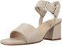 Clarks High Heel Sandals Beige Dames - Thumbnail 3