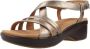 Clarks Stijlvolle Platte Sandalen voor Vrouwen Multicolor Dames - Thumbnail 2