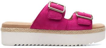 clarks pink slippers