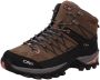 CMP Women's Rigel Mid Trekking Shoes Waterproof Wandelschoenen bruin zwart - Thumbnail 4