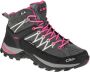 Campagnolo Rigel Mid Outdoorschoenen Dames Wandelschoenen Vrouwen grijs roze zwart - Thumbnail 3