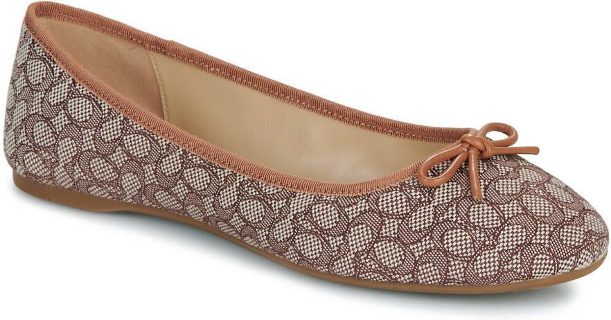 Coach Ballerina's ABIGAIL MINI SIGNATURE JACQUARD BALLET FLAT