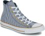 Converse Gestreepte hoge sneakers Herringbone stijl Multicolor Dames - Thumbnail 2