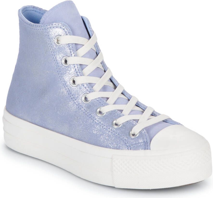 Converse Hoge Sneakers CHUCK TAYLOR ALL STAR LIFT PLATFORM SUEDE SHIMMER