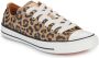 Converse Luipaardprint Lage Top Sneakers Black Dames - Thumbnail 2