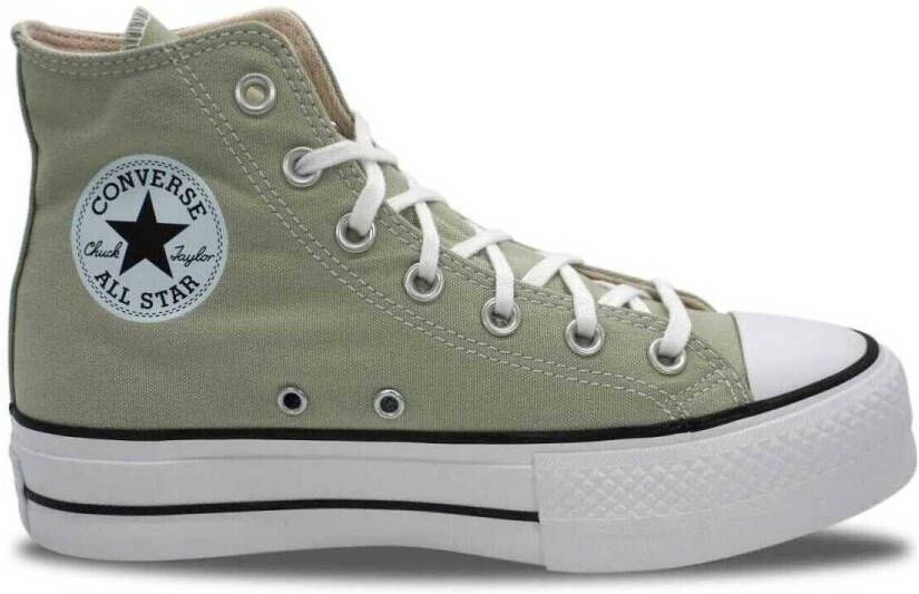 Converse Lage Sneakers Chuck Taylor All Star Platform Light Green