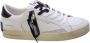 Crime London Witte leren sportieve sneakers met rubberen zool White - Thumbnail 2