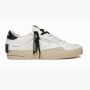 Crime London Witte leren sportieve sneakers met rubberen zool White - Thumbnail 30