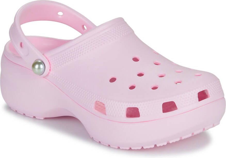 Crocs Klompen Classic Platform Pearl Clog