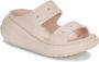 Crocs Classic Crush Sandal 207670-6UR Roze Slippers - Thumbnail 2