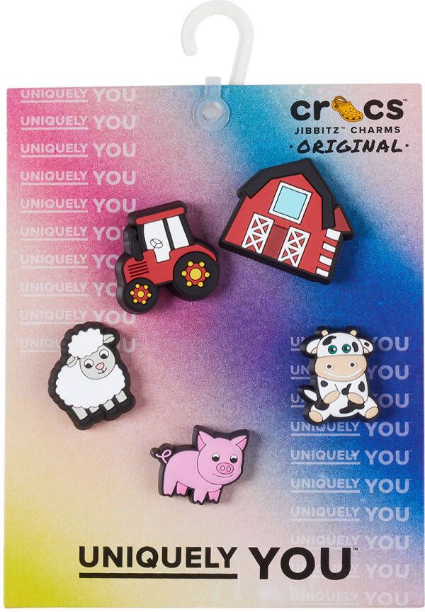 Crocs Schoenaccessoires JIBBITZ CUTESY FARM ANIMAL 5 PACK