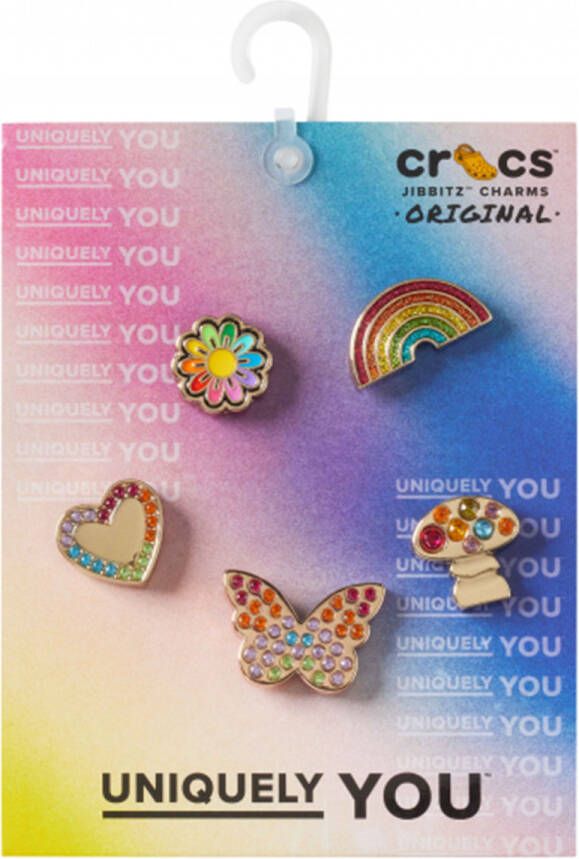 Crocs Schoenaccessoires JIBBITZ Rainbow Elvtd Festival 5 Pack