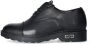 Cult Klassieke Oxford Leren Schoenen Black Heren - Thumbnail 2